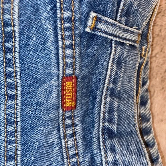 Rustler Men's Relaxed Jeans - Blue - Picture 2 of 5